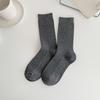 Socks Pure Cotton Calf Socks Pressure Thin High Stockings Cotton Double Needle Boneless Stacking Socks