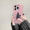 Мультяшная рождественская елка Матовый ТПУ чехол для телефона Для iPhone 17 Pro Max 16 15 14 Pro 11 12 13 XS Pro Plus 16E Ударопрочный Жесткий Поликарбонатный чехол