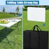 Folding Table Storage Bag with Carry Handle Organizer Wear Resistant Picnic Tote Carrying