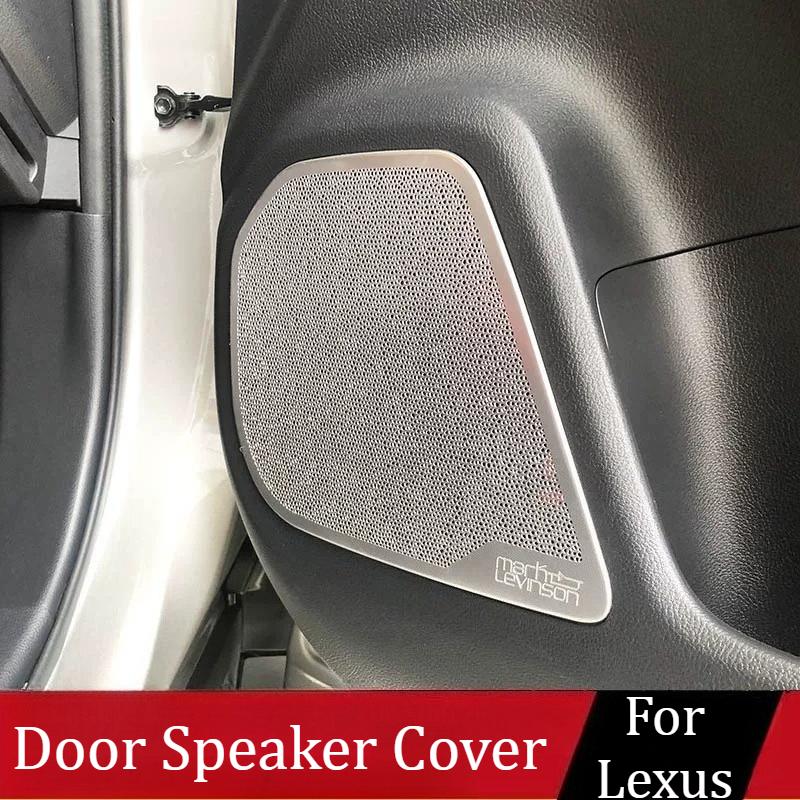 Car Door Speaker Cover Interior Modification Accessories For Lexus NX200/260/350h/400h + Speaker Grill Decoration Supplies Tools