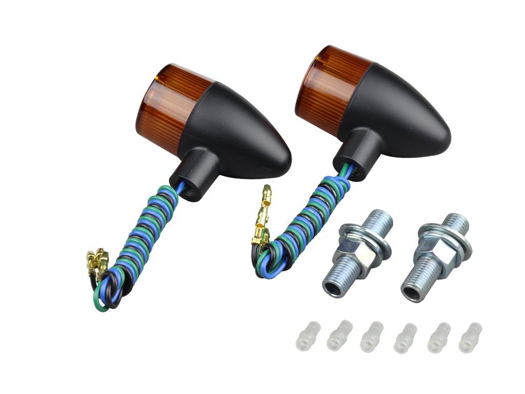 POSH 095498-06 Motorcycle Goods, Classical Turn Signals, Cannon Type