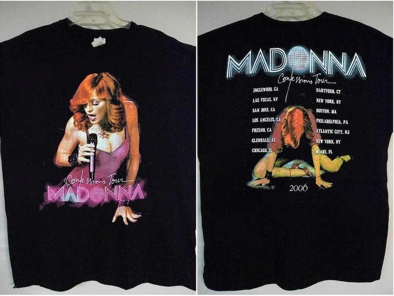 Футболка MADONNA Confession Tour 2006, Футболка Мадонны Тур 2006, Футболка Мадонны