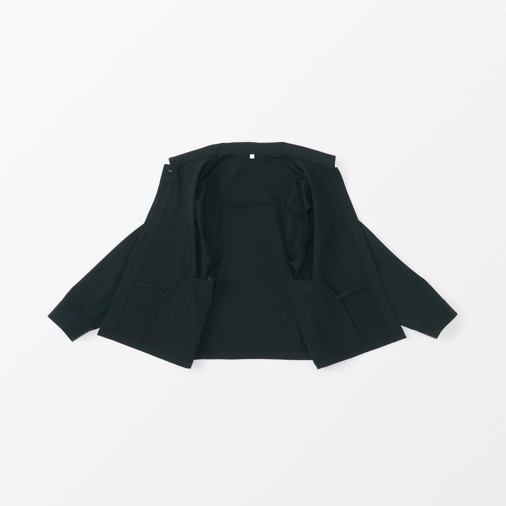 MUJI Size L Women's Water-Repellent Jacket, BD0YRA4A, Black,