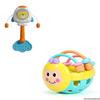 Bee Soft Teether & Hand Rattle Toy for Babies 0-1 Year | Early Education Puzzle & Hand Grip Ball