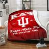 1pc Blanket Kappa Alpha Psi logo Print Design, Lightweight Blanket for Sofa, Bed- Soft &Warm, Gift for All Seasons like Christmas, Halloween
