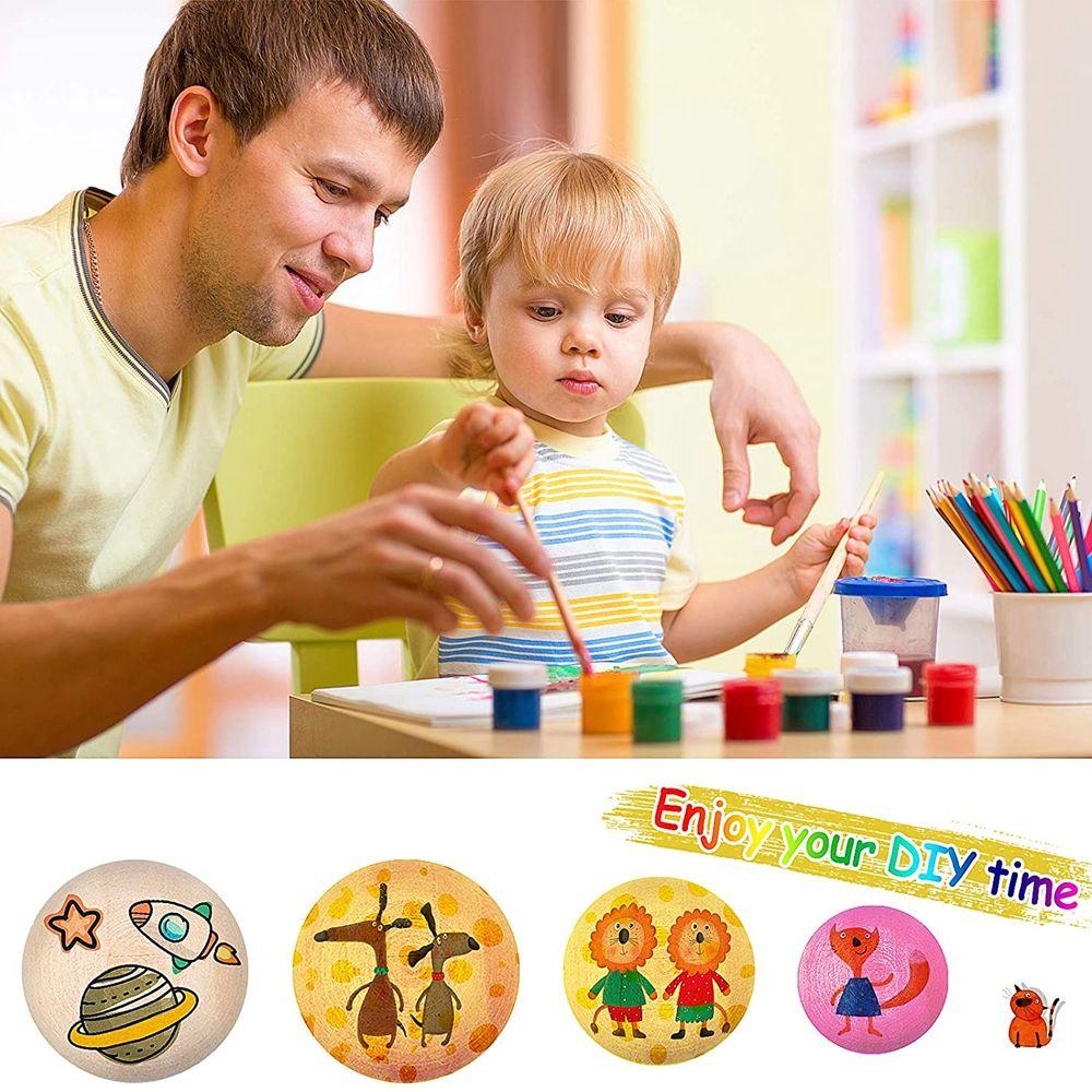 Wedding Decoration Handmade Eco-Friendly Balls Bead Craft Balls Loose Beads Graffiti Accessories