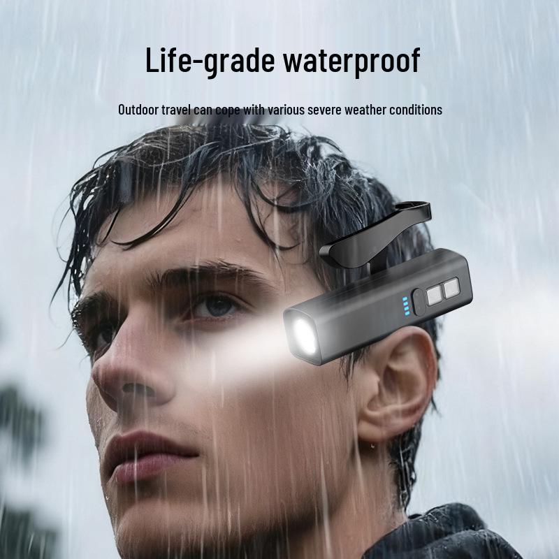 2025 Rechargeable Ear-hook Headlamp: Super Bright for Outdoor Night Fishing & Mountaineering