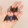 Creative Bat Rhinestone Brooch Vintage Suit Sweater Animal Clothing Blazer Accessories Pin Batch
