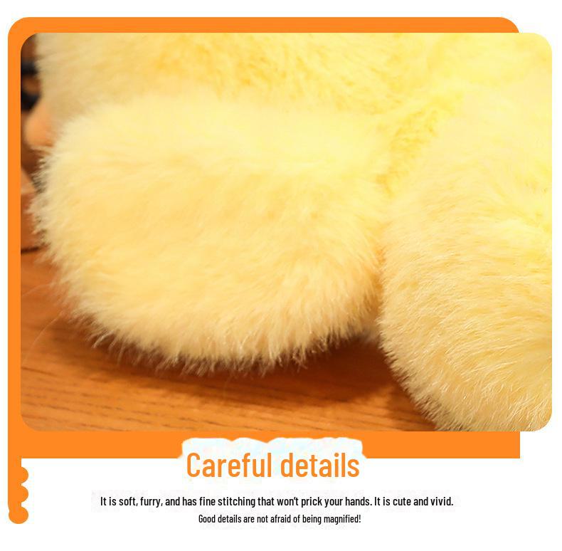 Милая плюшевая игрушка «Желтая утка и Белый гусь» — идеально подходит для объятий или подарков на день рождения