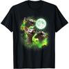 Сфинкс, воющий на луну, зеленая футболка тай-дай для 3 любителей сфинксов