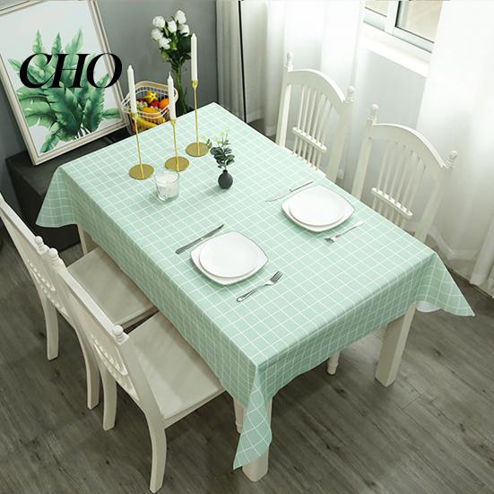 Outdoor Picnic Tablecloth Rectangular Tablecloth, Plastic Plaid Waterproof Stain-Resistant Table Soup-proof Cover for Dining Camping Modern Home