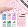 Однотонный калькулятор Маленькие настольные калькуляторы Большой дисплей Милый калькулятор Вспомогательное средство для обучения Портативный школьный калькулятор