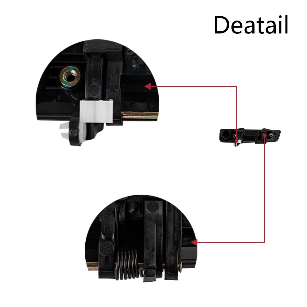 Черная наружная ручка передней задней двери для Mitsubishi Lancer Galant 1994-2004Hafei