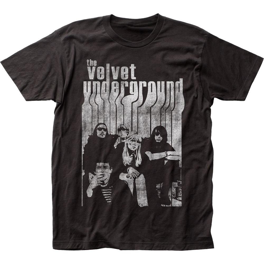 Мужская футболка с изображением группы Velvet Underground и Нико Музыкальная Классика Концертная Футболка Черная Унисекс
