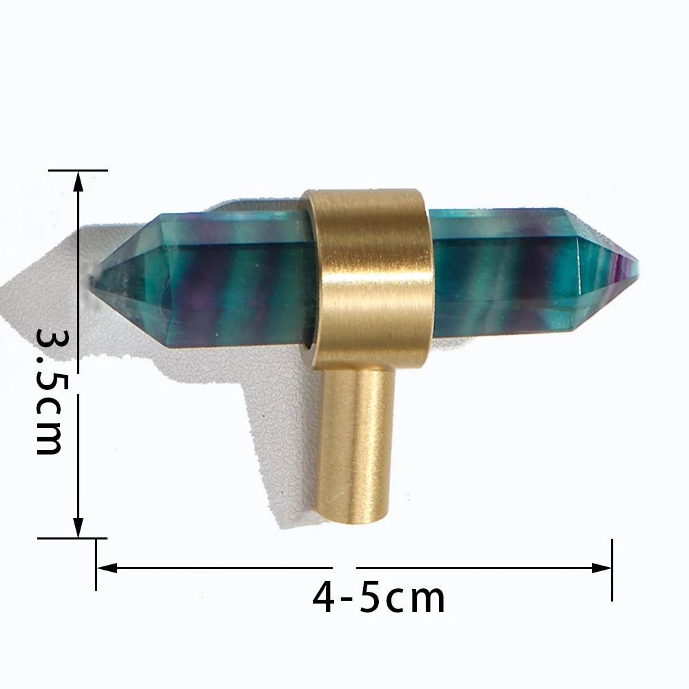 Ручки из натурального хрусталя для ящиков, мебели, кухонных ручек, дверных ручек, настенных крючков для одежды, декоративных аксессуаров