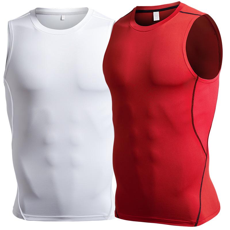 Men's Quick-Dry Silk Grid Sports Vest: Spring/Summer Base Layer for Training, Running, and Basketball