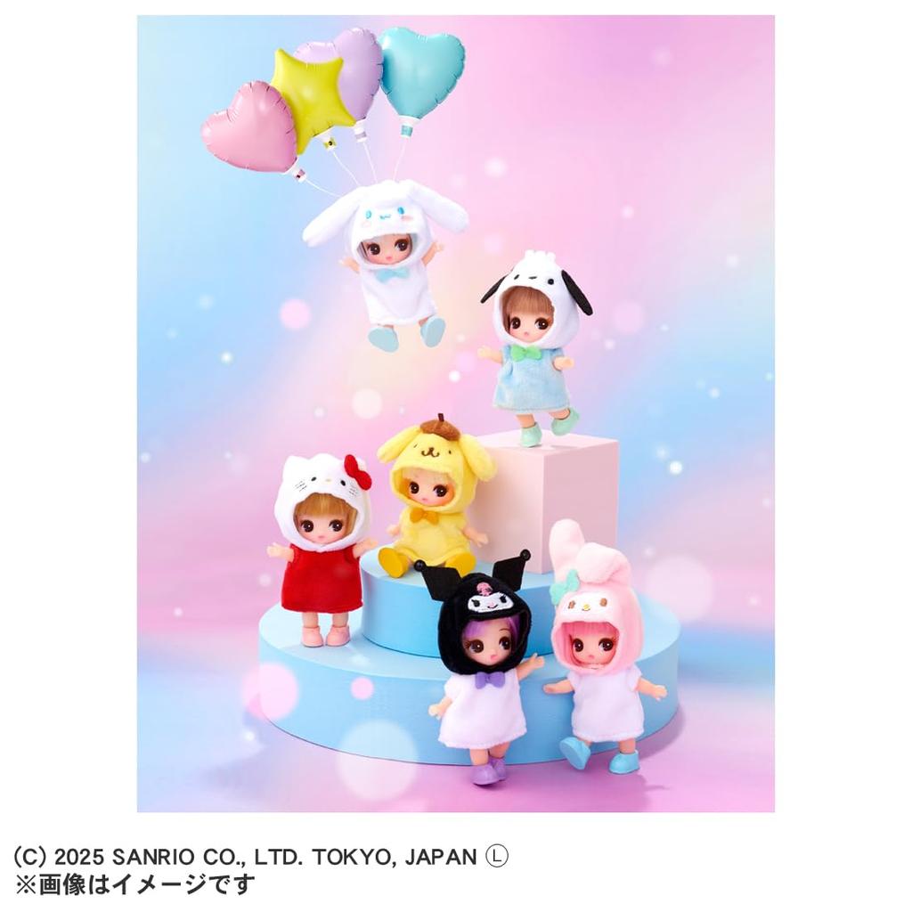 TAKARA TOMY Кукла Petit Sanrio Characters Collection Игрушка для ролевых игр для детей от 3 лет Licca-chan Licca-chan Переодевание
