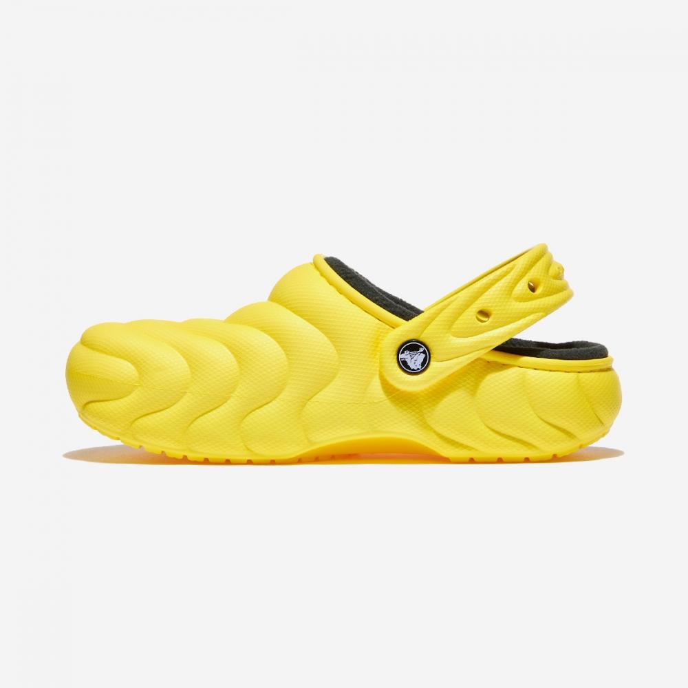 Crocs Классические сабо с подкладкой Overpuff Crs210059 Cyber Yellow