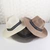 Travel Bohemia Style Male Female Panama Hat Old Man Sun Hat Solid Color Middle-aged Men Straw Hat