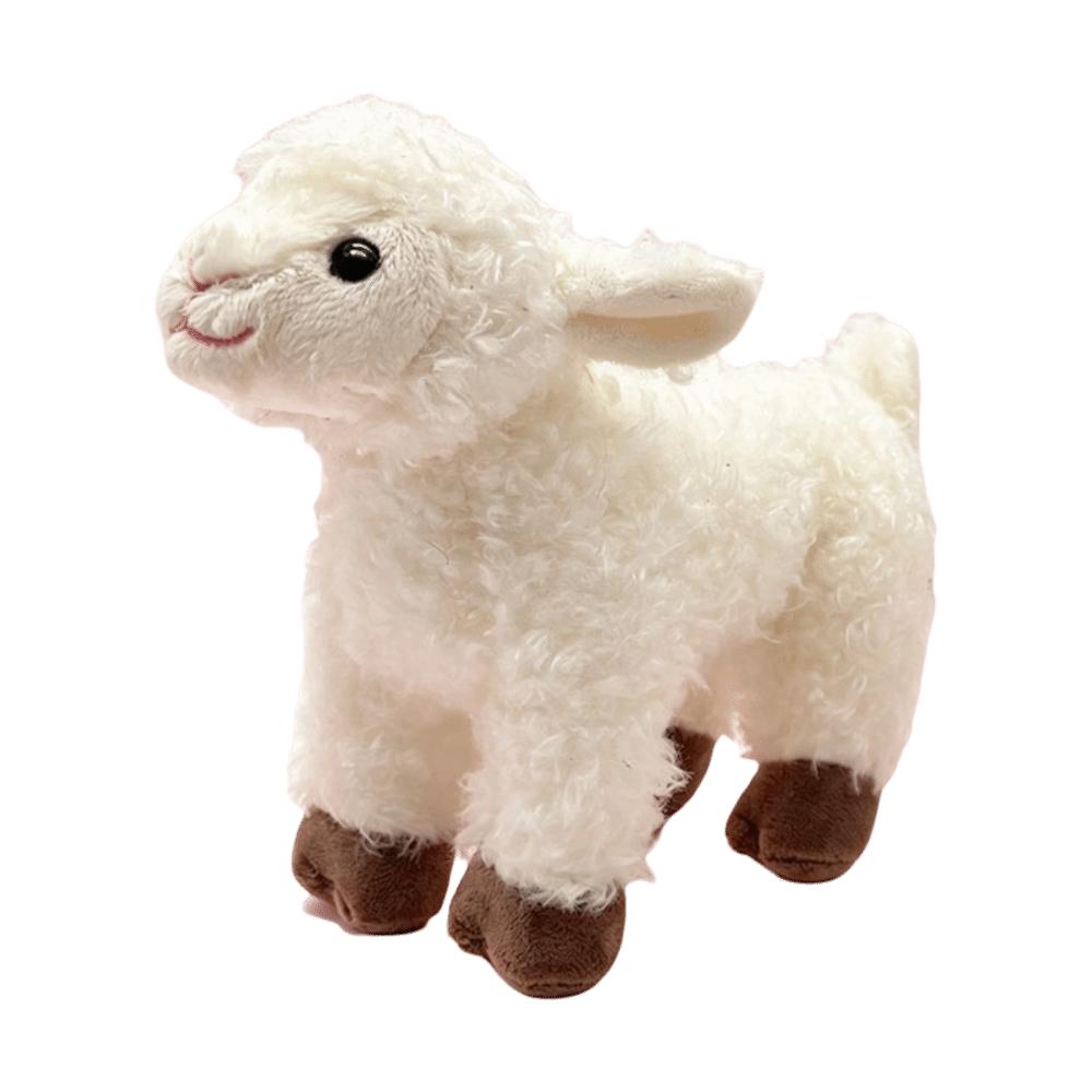 20cm Size Baby Lamb Plush Toy Soft Fluffy Touch Sheep Stuffed Toy Lamb Stuffed Animal For Kids