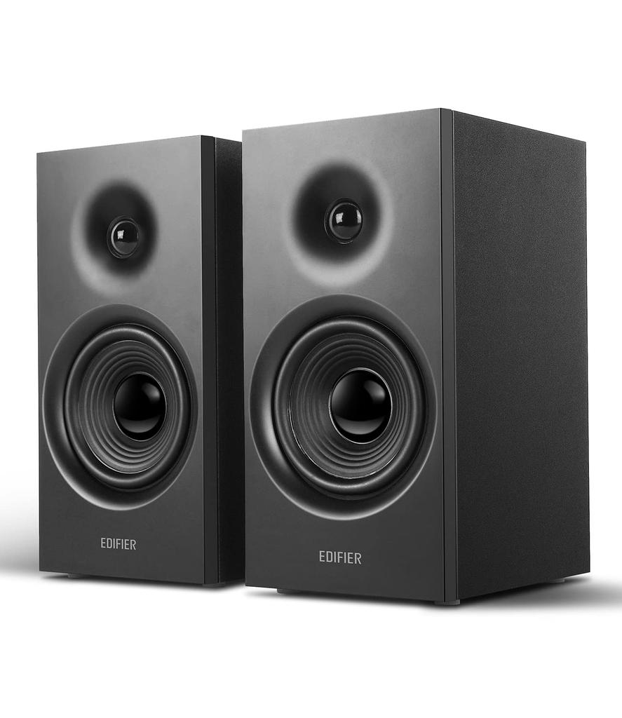Edifier R1080BT полочный деревянный ПК-динамик для снижения резонанса прозрачный 24 Вт RMS активный подходит для набора из 2 черных Bluetooth5.1-динамиков,