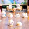 8Pcs Cartoon Mini Cat Miniatures Resin Animal Ornaments Fairy Garden Decoration Micro Landscape