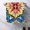 Mediterranean,colorful,vibrant,mosaic tiles art 1 Soft Face Towel Quick Dry Pool Bath Cotton Towels Breathable
