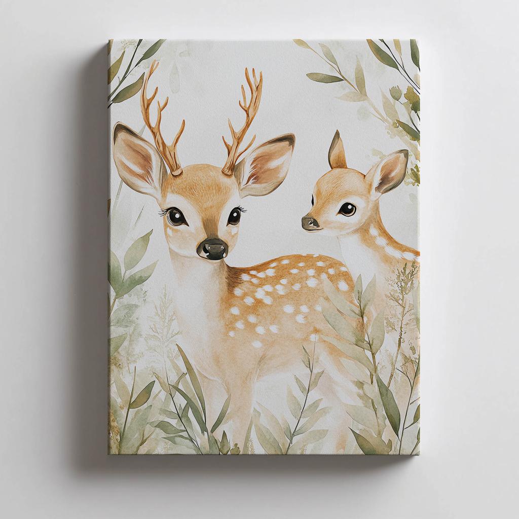 Plakat Jelonki Na Bajkowej Łące Plakat Jelonki Na Bajkowej Łące, 30X40 Cm, Bez Ramy, Papier Matowy 230 Gsm