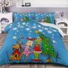 2026 Cartoon Grinch 3D Duvet Cover Set Soft Wash Bed 2-3 Piece Comfortable Student Dormitory Home Baby Bedding Best seller