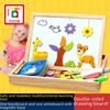 Little Master Educational Magnetic Animal Puzzle & Double-Sided Drawing Board