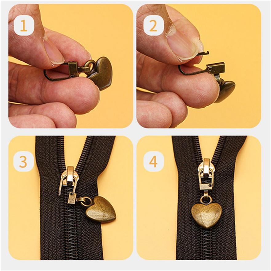 Съемная головка молнии, сменный язычок, инструмент для фиксации головки, пальто, подвеска для одежды