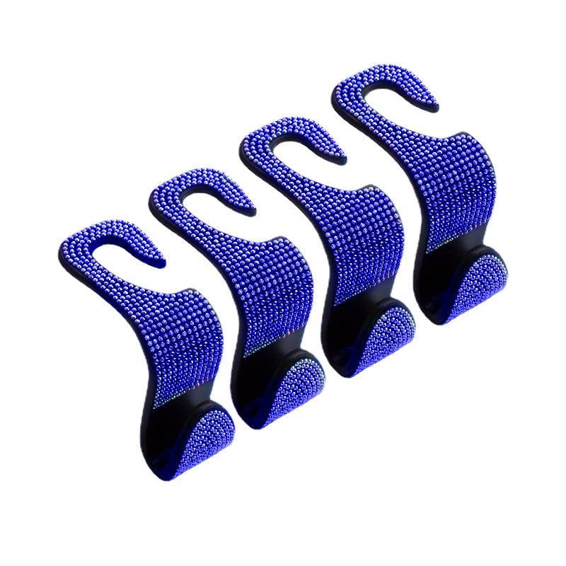 1/2/4Pcs Universal Auto Seat Headrest Hook Storage Hanger Car Vehicle Back Seat Organizer Holder Car Interior Accessories