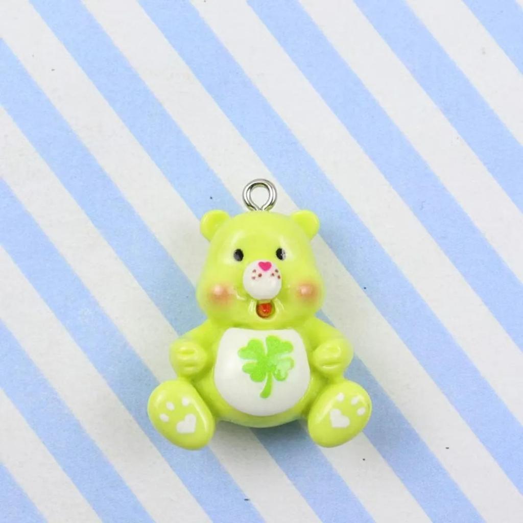 10 шт. 3D смоляные мультяшные подвески в форме медведя, подвеска для DIY ожерелий, серег, браслетов, брелока, фурнитура для изготовления ювелирных изделий