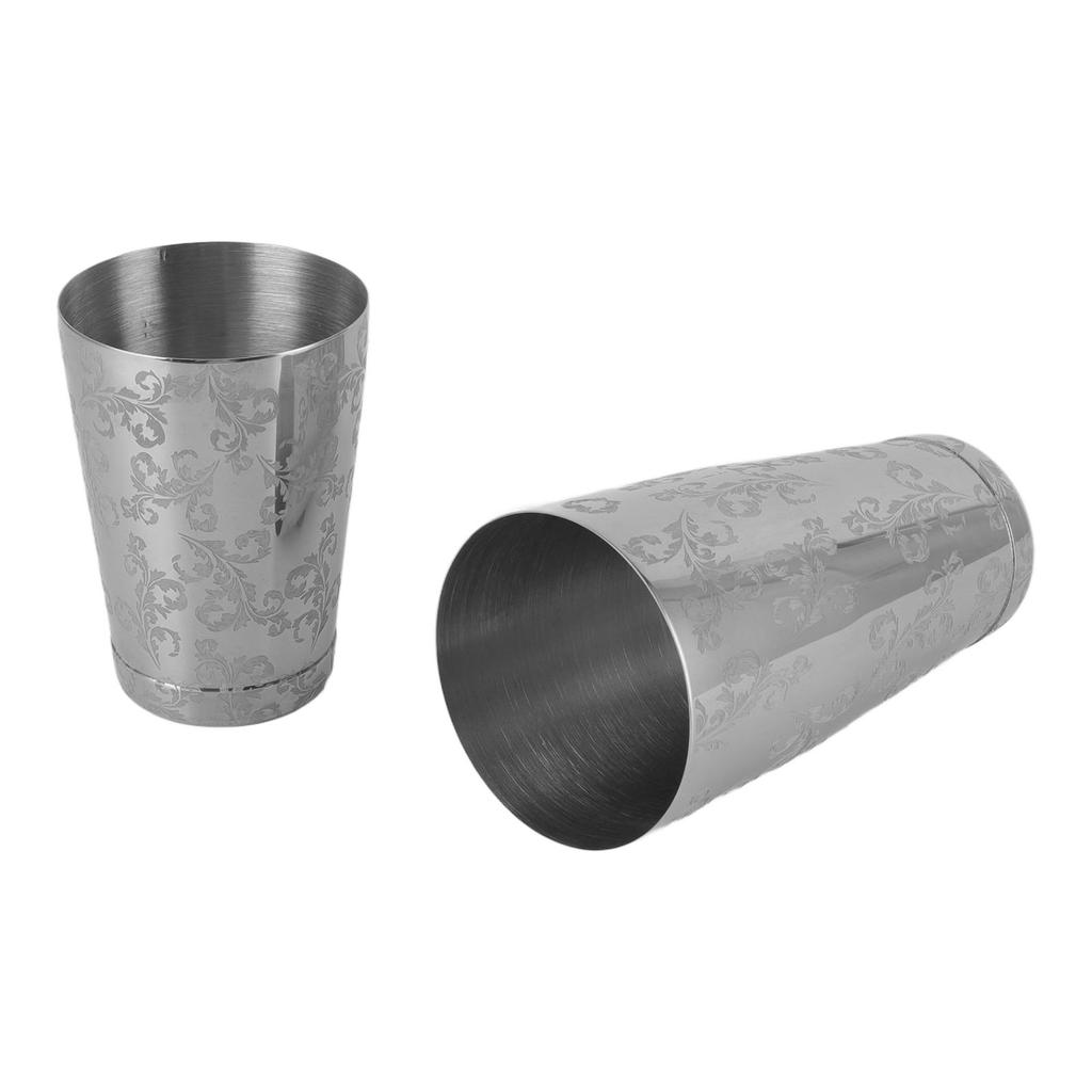 Шейкер для коктейлей из нержавеющей стали, гравированный шейкер для мартини, серебристый, японский, американский, бостонский барный миксер