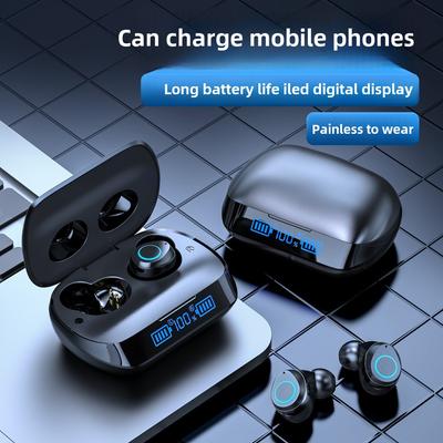 Гарнитура Bluetooth Двусторонняя стерео беспроводная внутриканальная гарнитура с шумоподавлением для киберспорта