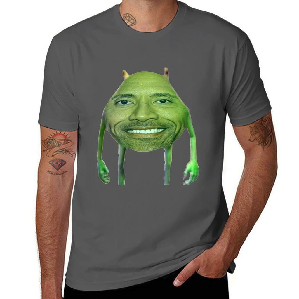 Dwayne Johnson Tshirt Running Gym Short Sleeve Sports Tee