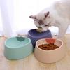 800ml Cat Bowl Anti-tipping Large Capacity Food Holder Pet Water Drinking Food