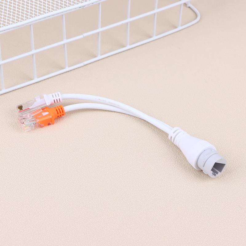 1 шт. Адаптер-разветвитель PoE Ethernet Один сетевой кабель Два разъема-разветвителя для камер Конвертер Комбинатор Разветвитель PoE