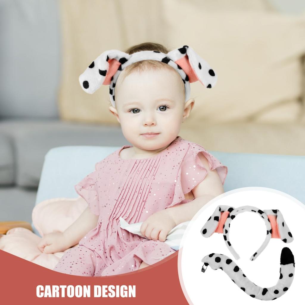 CIMAXIC Dog Headband Puppy Ears Lightweight Fluffy x Dog Cosplay Accessories for and Halloween Set, Headband, Material, 9.84 6.10 Inches, Birthdays,