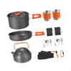 Набор походной посуды с сумкой для переноски, складной ручкой, многоцелевыми чашками, антипригарной сковородой