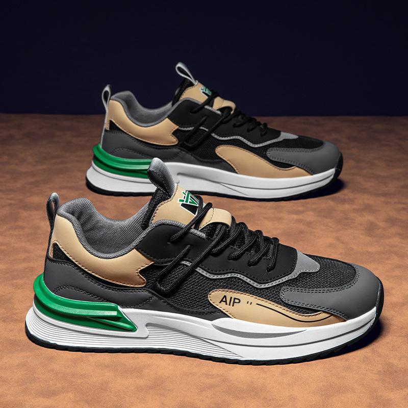 Fashion Innovate Men's Shoes Summer Mesh Breathbale Casual Sneakers Tennis Shoe Outdoor Anti-slip Damping Running Shoes  Sale