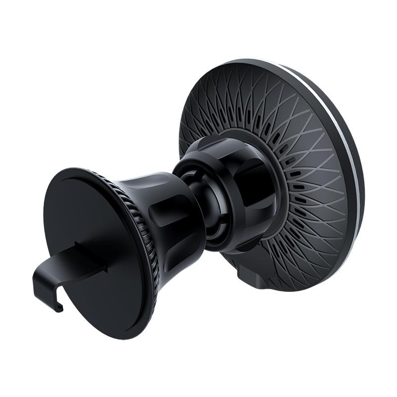 Автомобильное магнитное автомобильное беспроводное зарядное устройство 15 Вт, беспроводной встроенный кронштейн для быстрой зарядки, подходит для Apple Android, магнитное автомобильное крепление