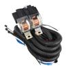 H4 LED Headlight Enhancer Bulb Relay Wiring Harness Plug Kit Car Headlight Brightener with Relay Booster Light Beam
