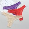 Panties Low-Waist Female Perspective Thong Sheer Transparent Knickers Lace Underwear Women Lingerie