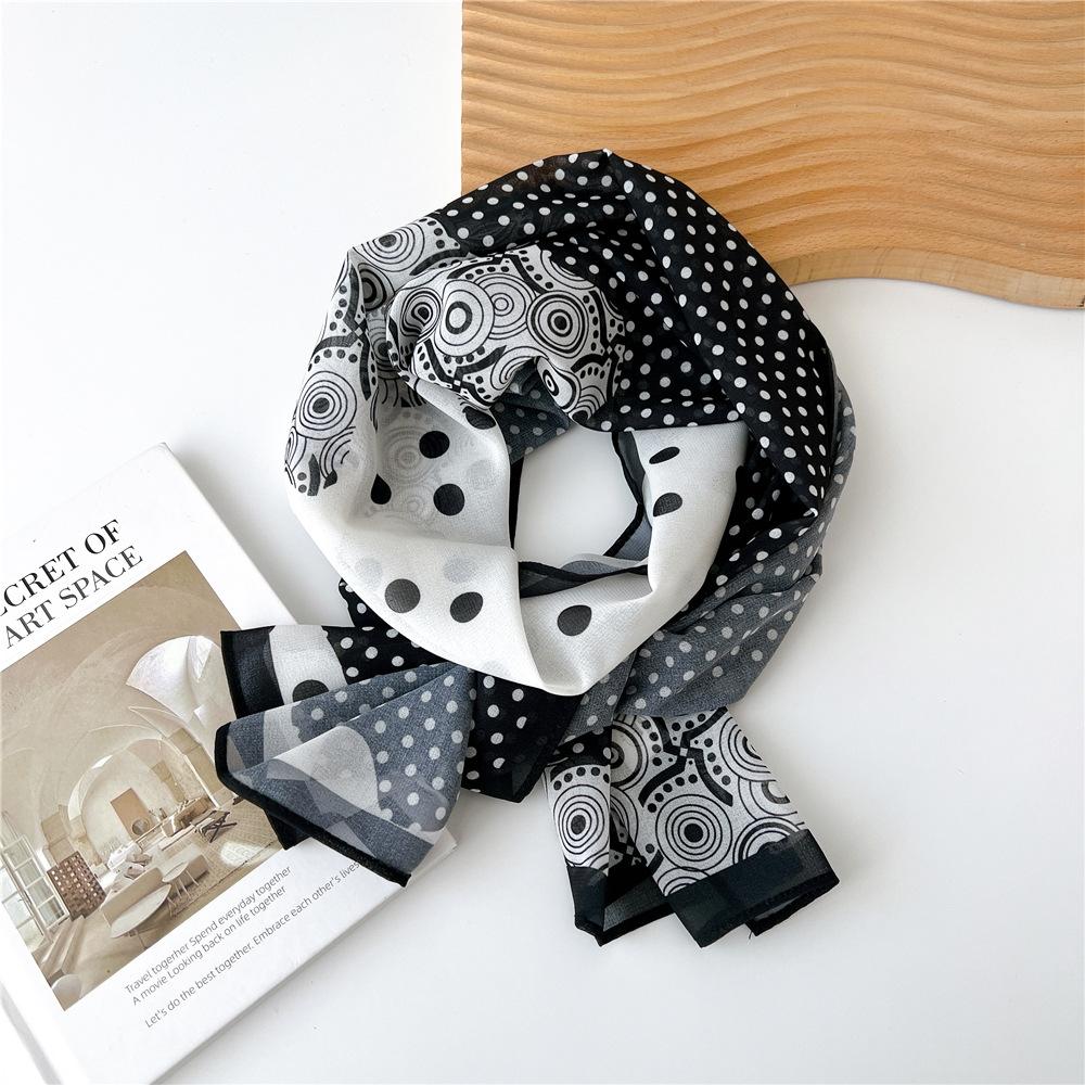Маленький квадратный шарф из хлопка и льна, шелковый шарф, женский, весна и осень, новый стиль, художественный и универсальный, модный, темпераментный шарф-повязка на голову