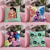 Funny Anime S-Steven U-Universe Pillow Case Anti-dustmite Pillowcase Invisible Zipper Silky Short Plush Sofa Cushion Cover