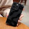 Черный змеиный графический чехол для телефона для iPhone 11 12 13 14 15 Pro Max X XS Max XR 8 7 Plus SE2020 Mini Ударопрочный мягкий силиконовый чехол