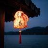 PVC Children DIY Lantern Material Kit 3D Ancient Style Handheld Lantern  Children