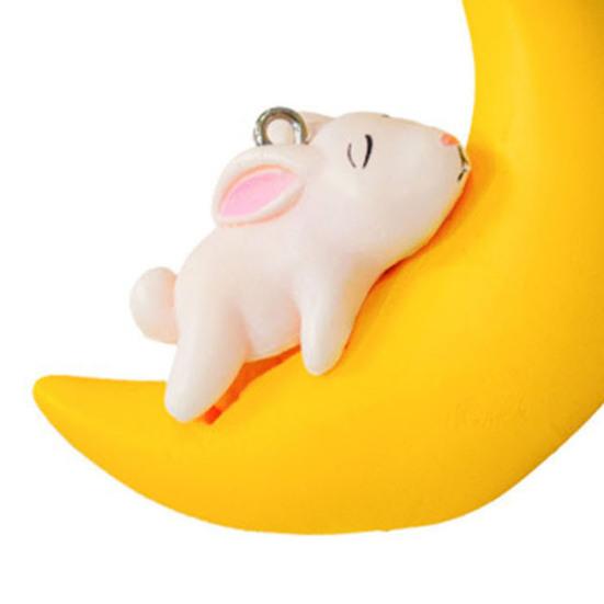 Floating Moon Bear Ornament Cute Mini Moon Bear Fish Tank Accessory for Underwater Landscape Aquarium Decoration