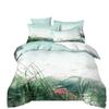Floral Leaves Bedding Set Watercolor Flower Duvet Cover Flower Double quilt cover Single Twin Double Queen King For Women